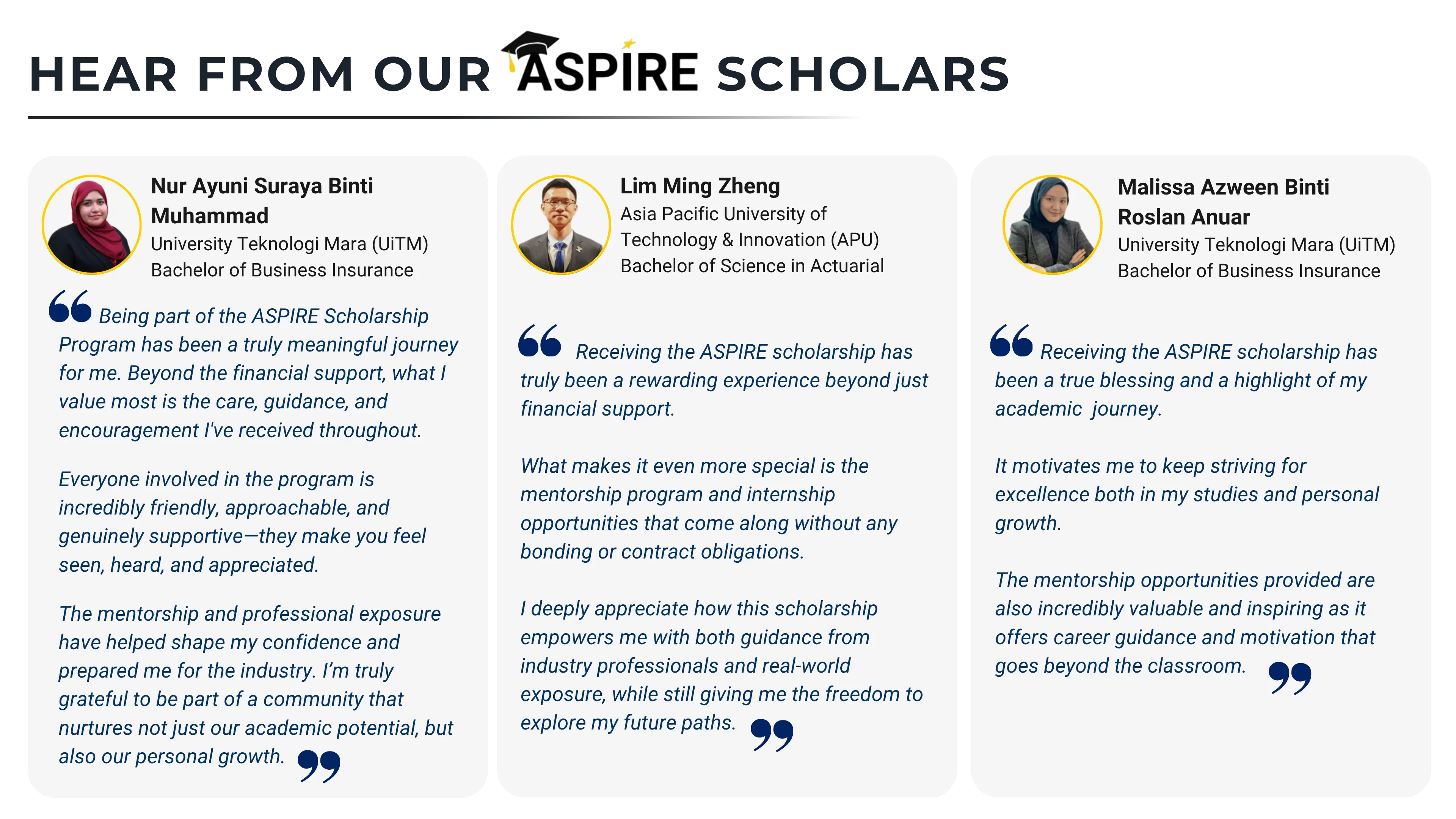 aspire scholars testimonials